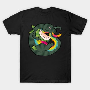 Pan Watermelon Komodo Dragon T-Shirt